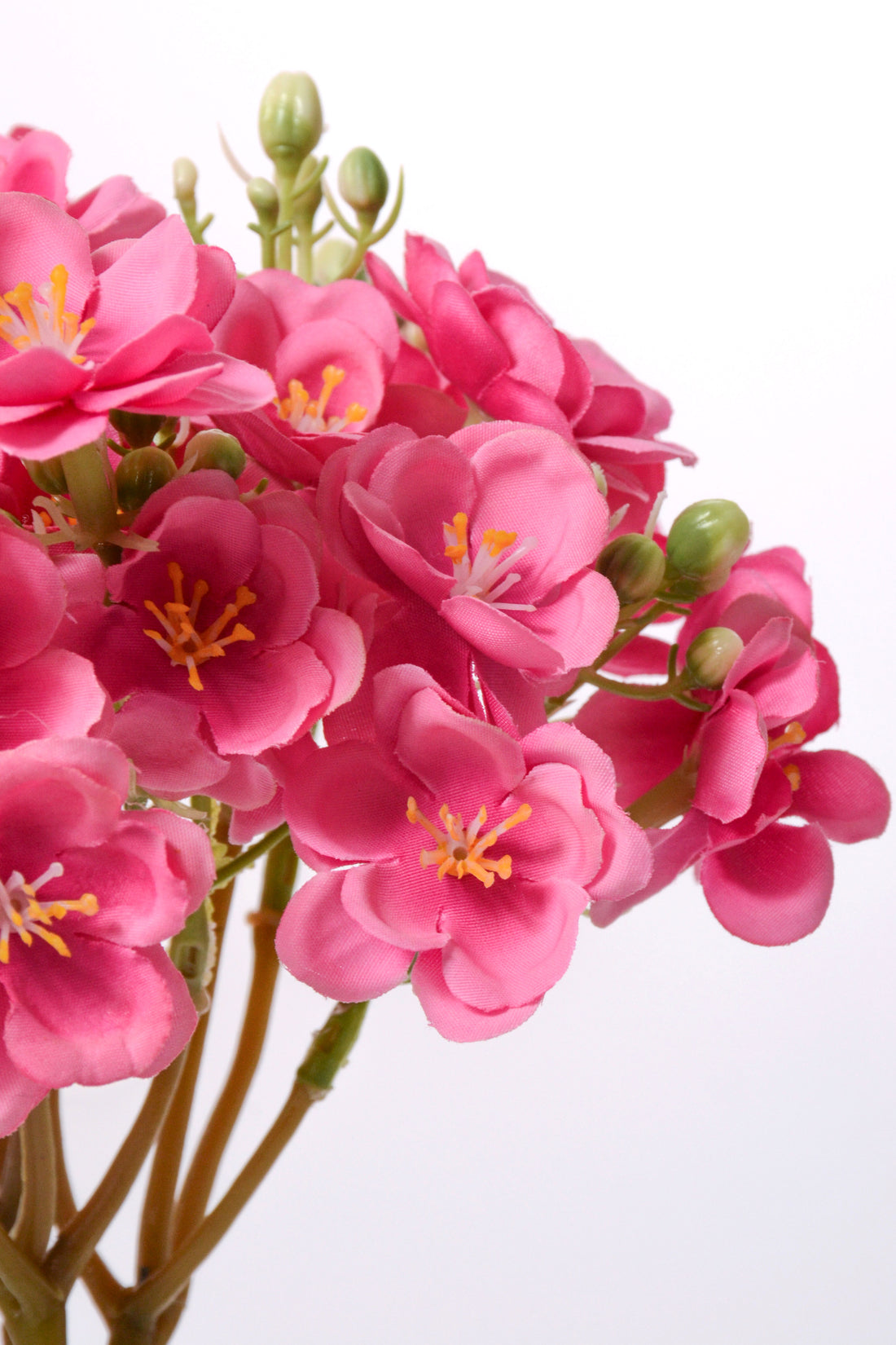 15" Silk Rose Amyrtle Bush Hot Pink