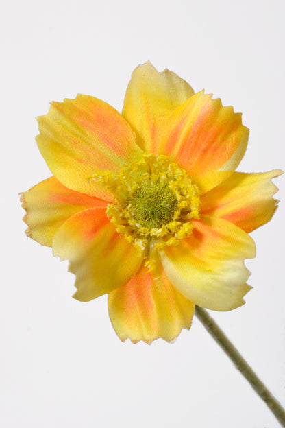 23.5" Silk Cosmos Spray Yellow
