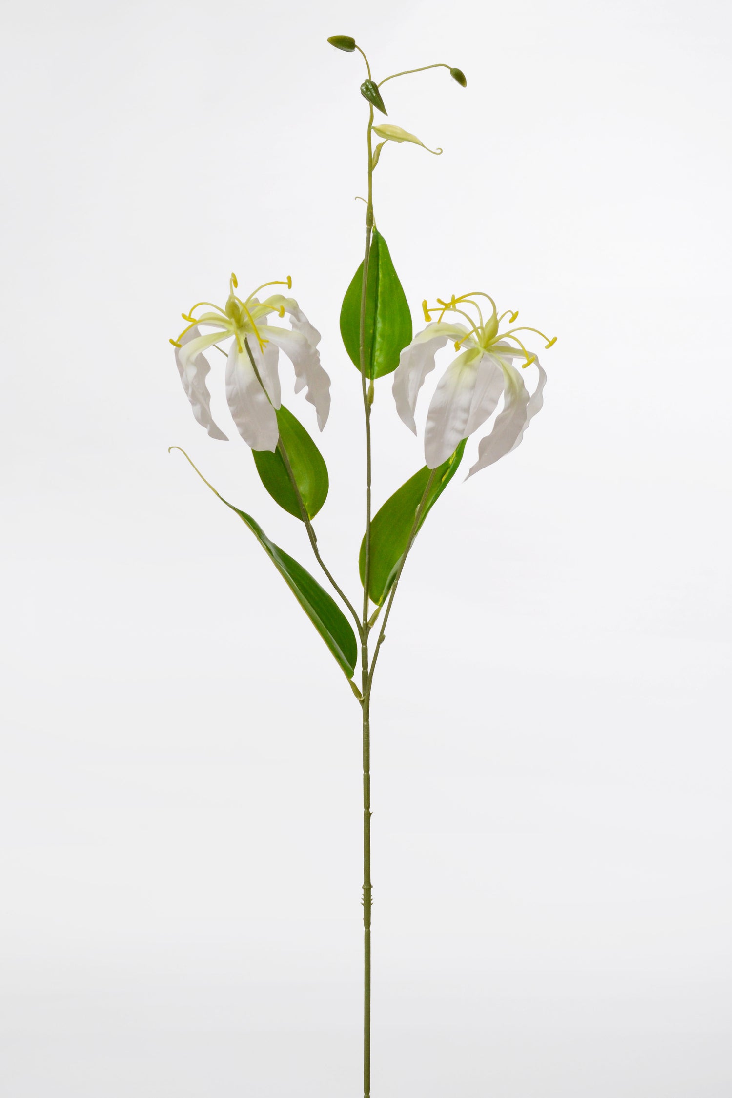 30" Artificial Gloriosa Spray white