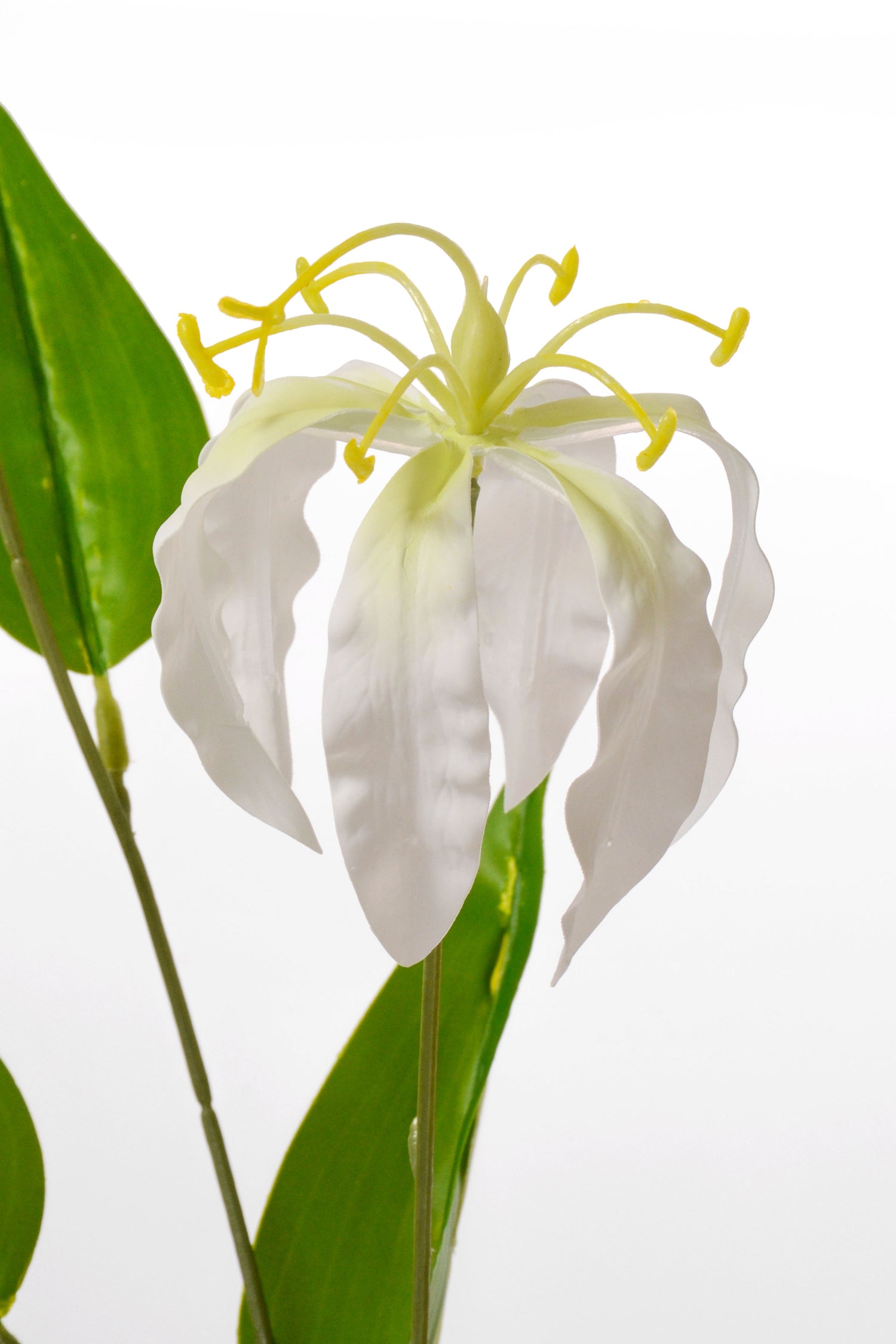 30" Artificial Gloriosa Spray white