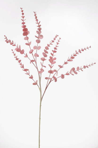 31" Artificial Eucalyptus Spray Pink