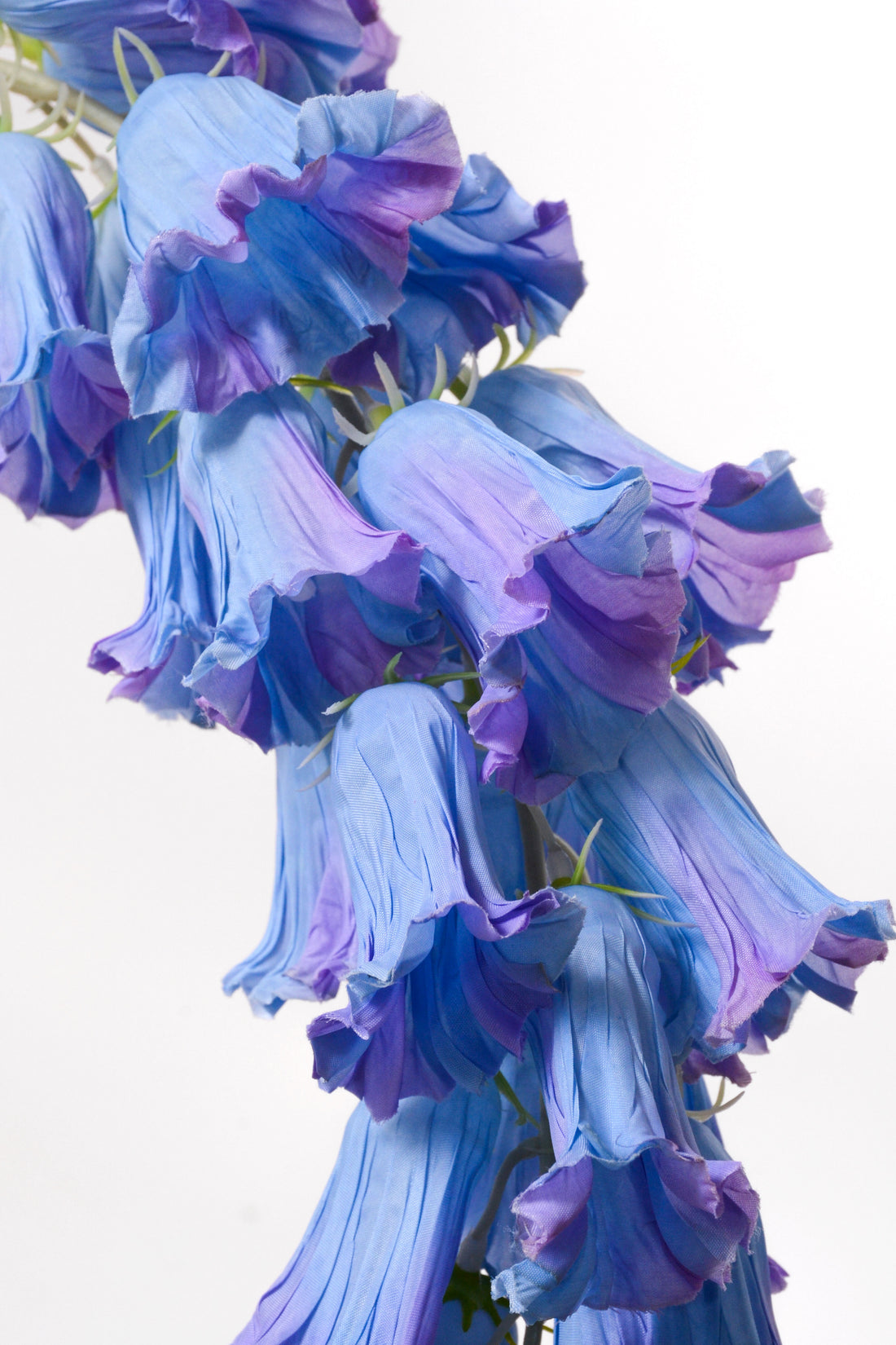 47" Artificial Hanging Bell Flower Spray Blue