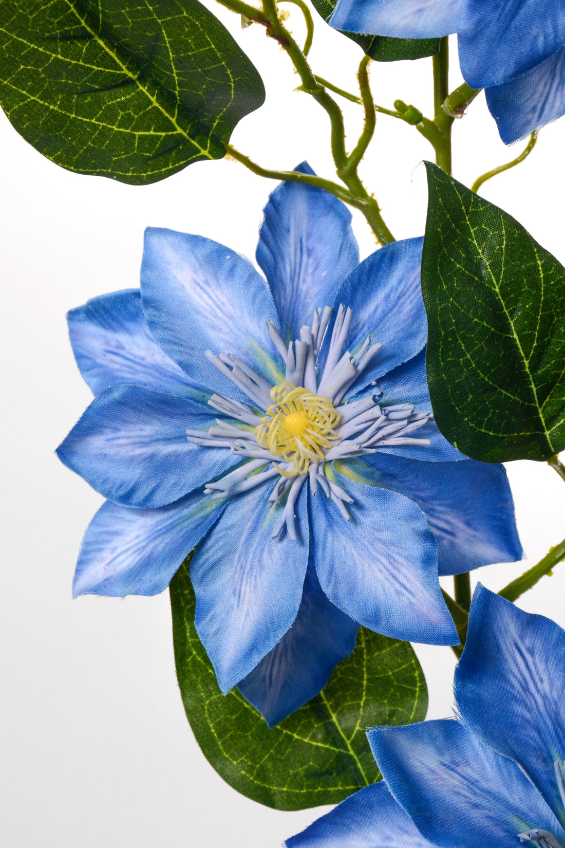41" Silk Clematis Spray Blue