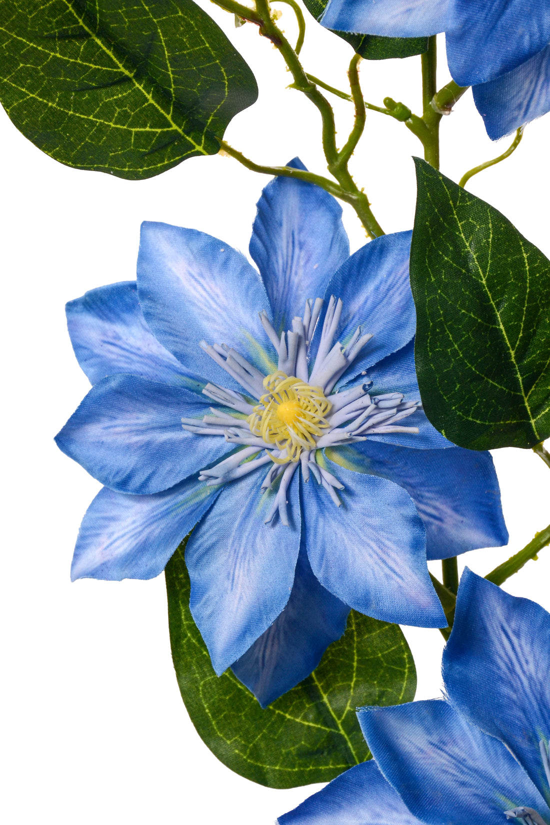 41" Silk Clematis Spray Blue