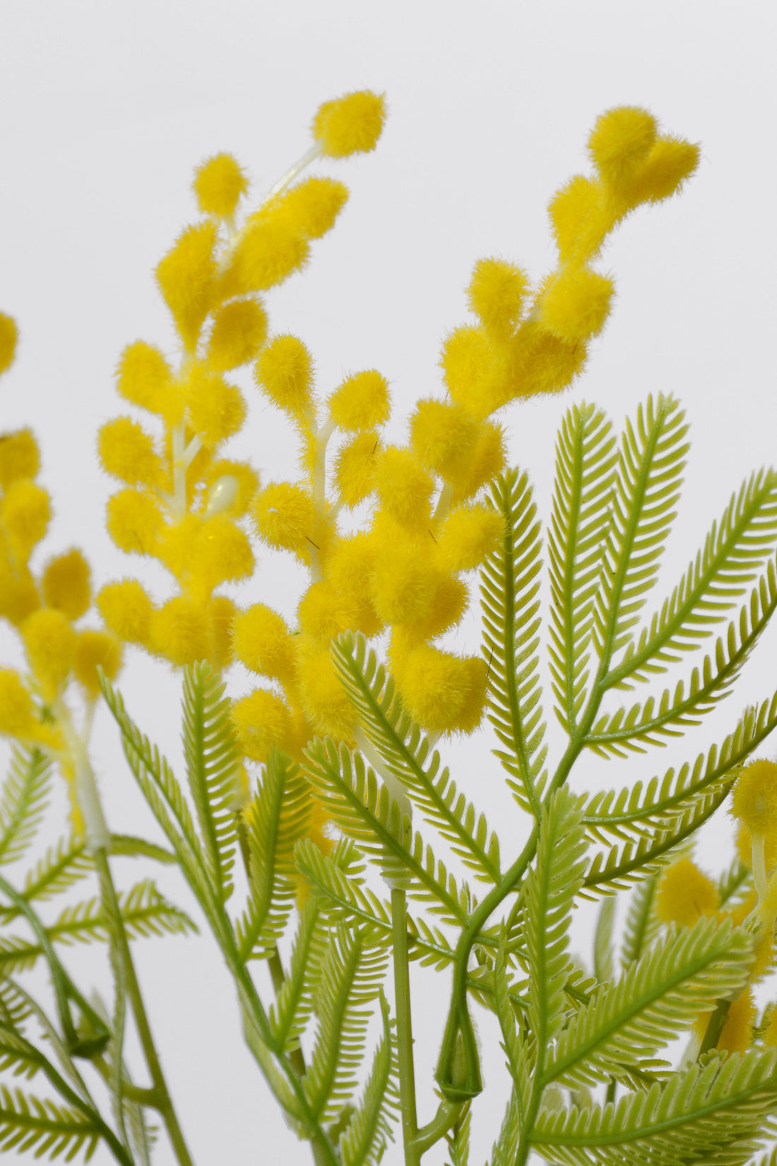 14&quot; Artificial Mimosa Bush Yellow