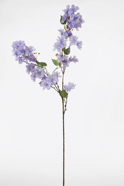 35" Silk Cherry Blossom Spray Lavender