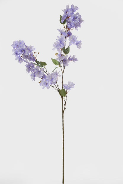 35" Silk Cherry Blossom Spray Lavender