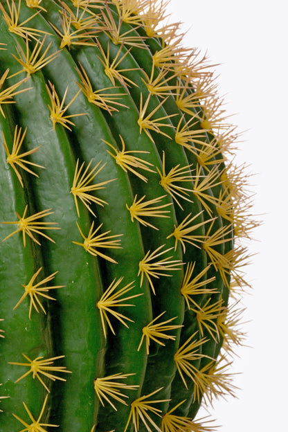 21.5" Artificial Cactus Ball Green