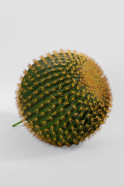 18" Artificial Cactus Ball Green