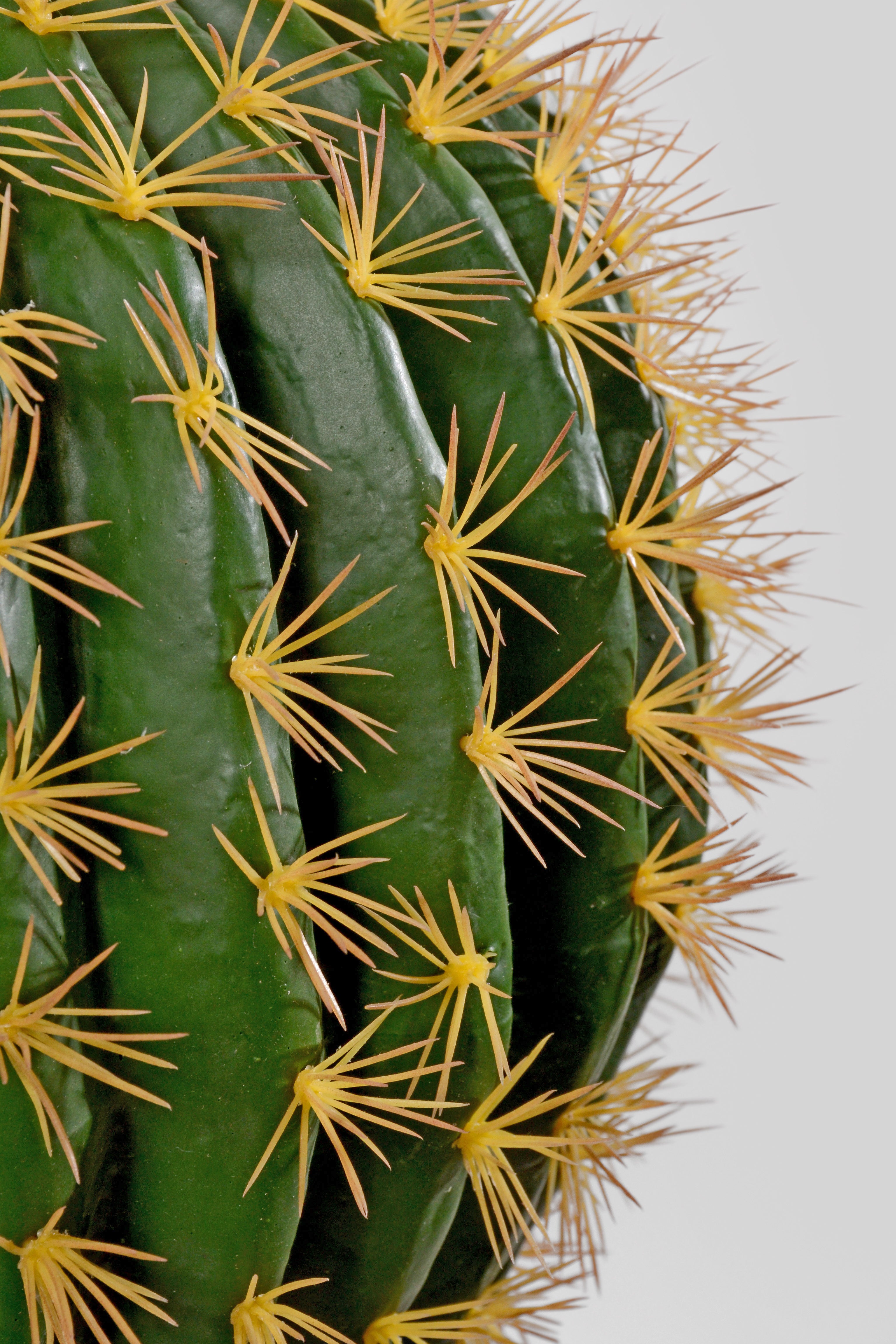 18" Artificial Cactus Ball Green