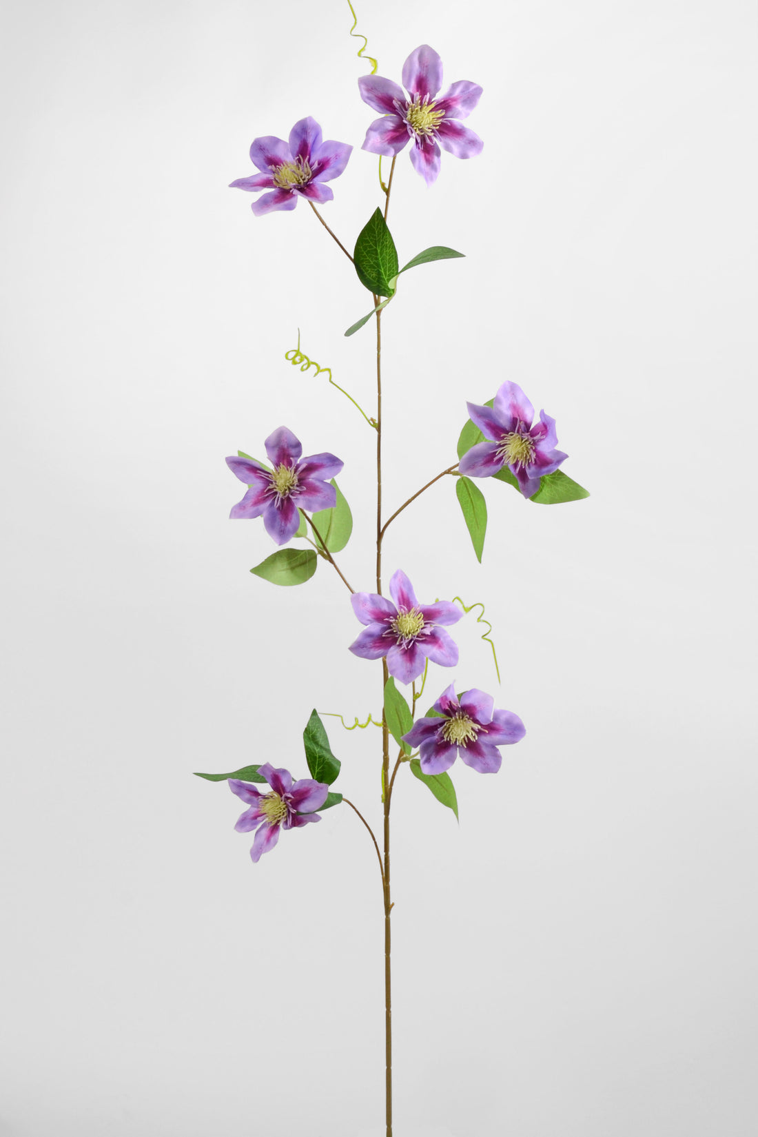 41" Silk Clematis Spray Purple