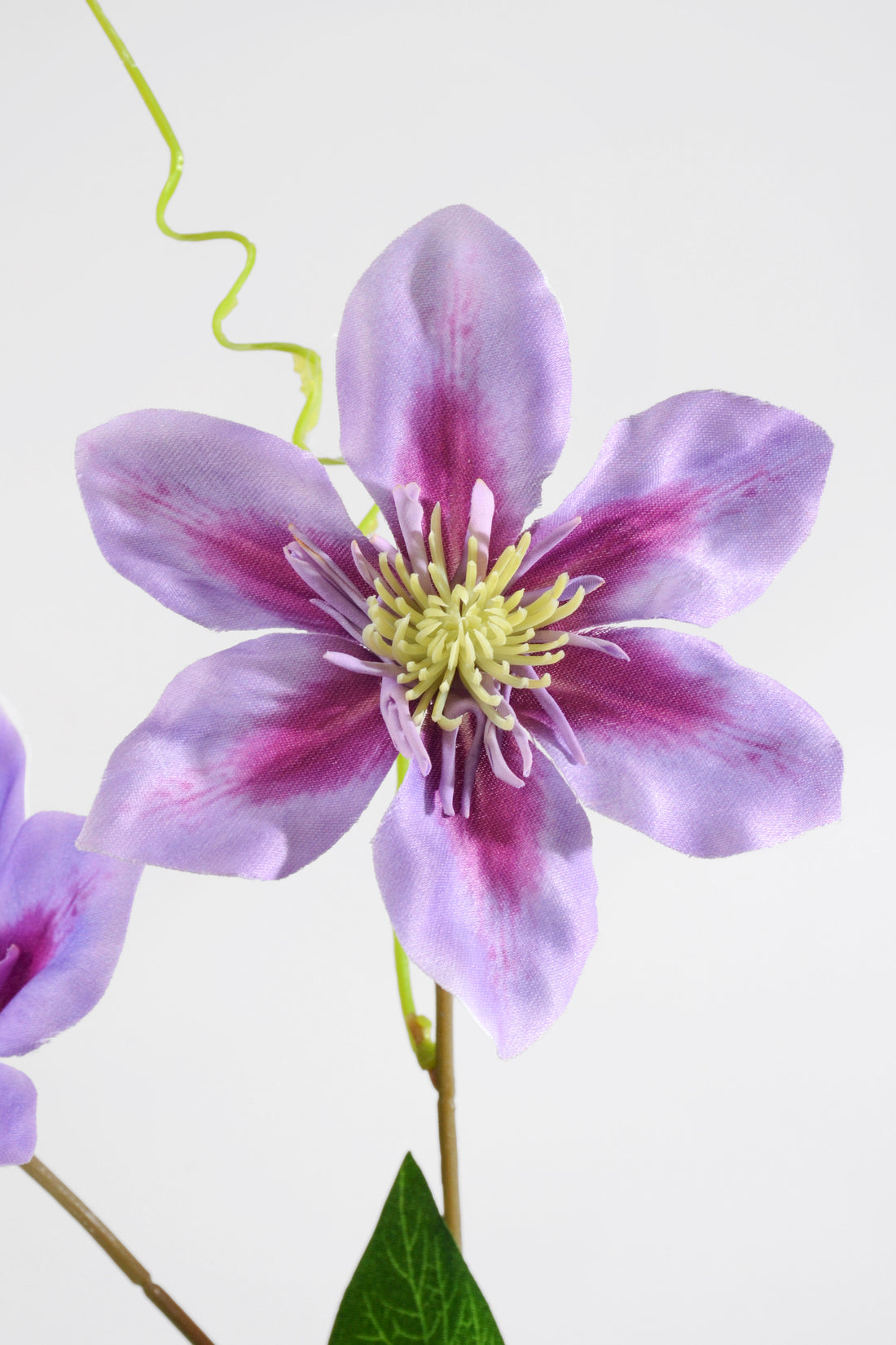 41" Silk Clematis Spray Purple