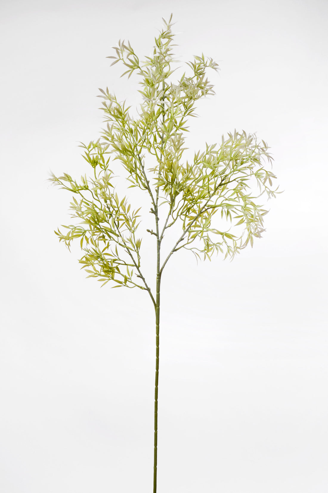 39.5" Artificial Ambrosia Leaf Spray Green/White