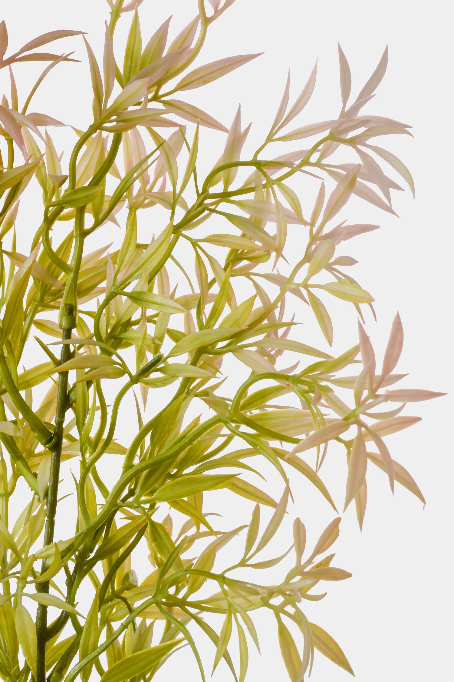 39.5" Artificial Ambrosia Leaf Spray Green/Pink