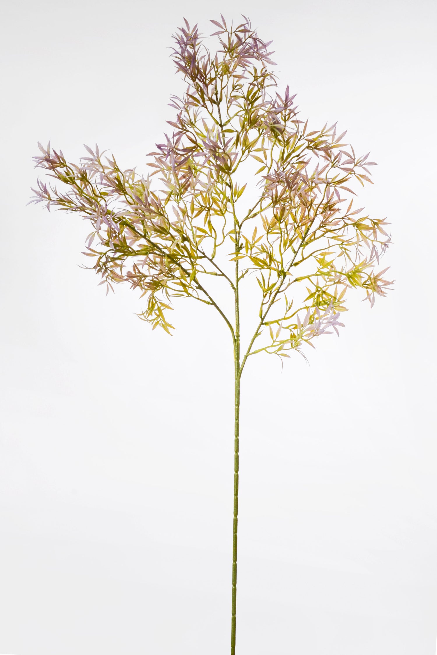 39.5" Artificial Ambrosia Leaf Spray Green/Lavender