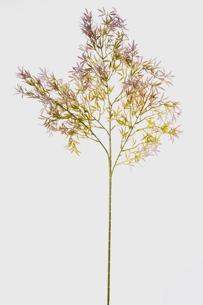 39.5" Artificial Ambrosia Leaf Spray Green/Lavender