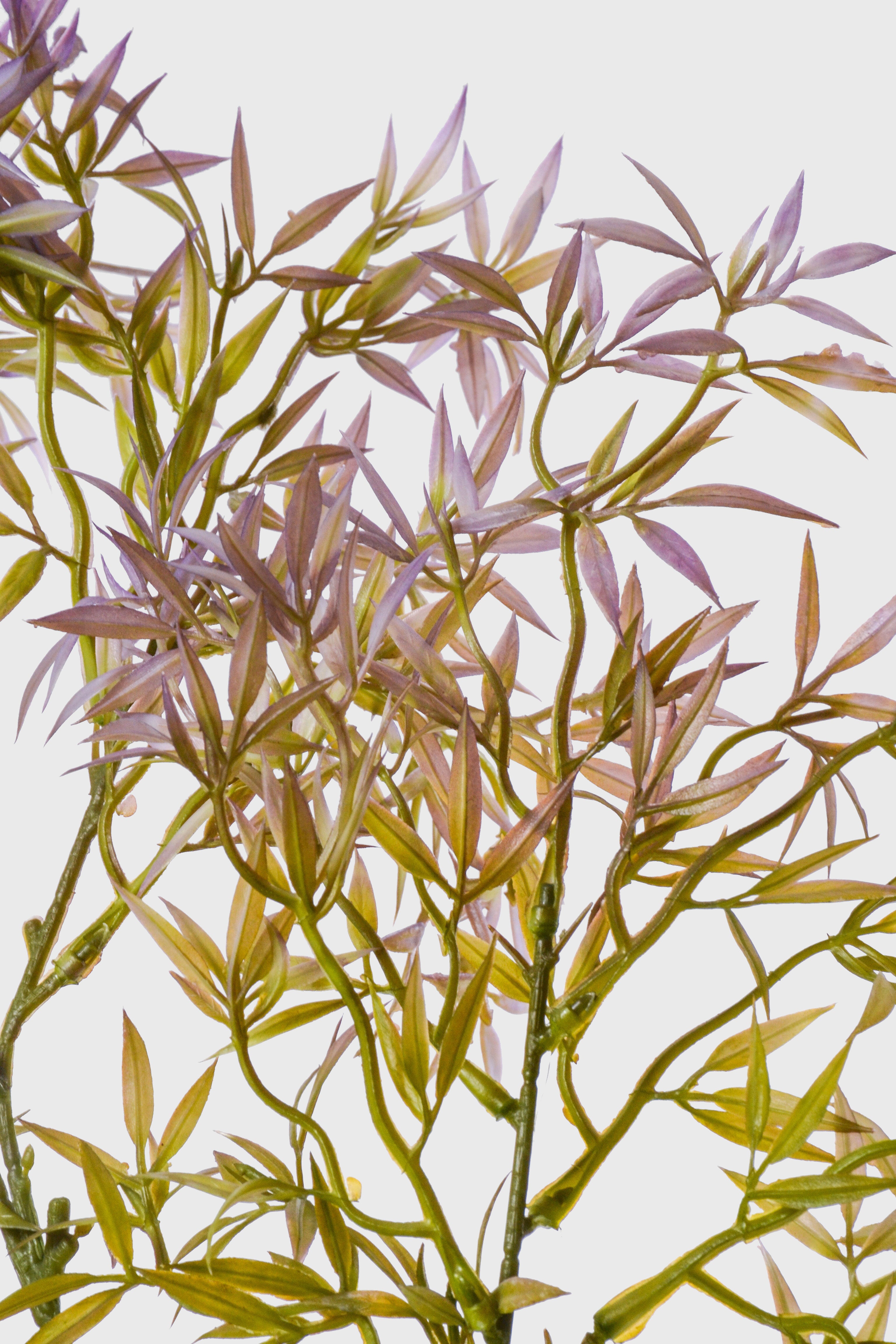 39.5" Artificial Ambrosia Leaf Spray Green/Lavender