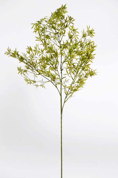 39.5" Artificial Ambrosia Leaf Spray Green