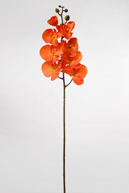 39.5" Silk Phalaenopsis Spray Yellow Orange
