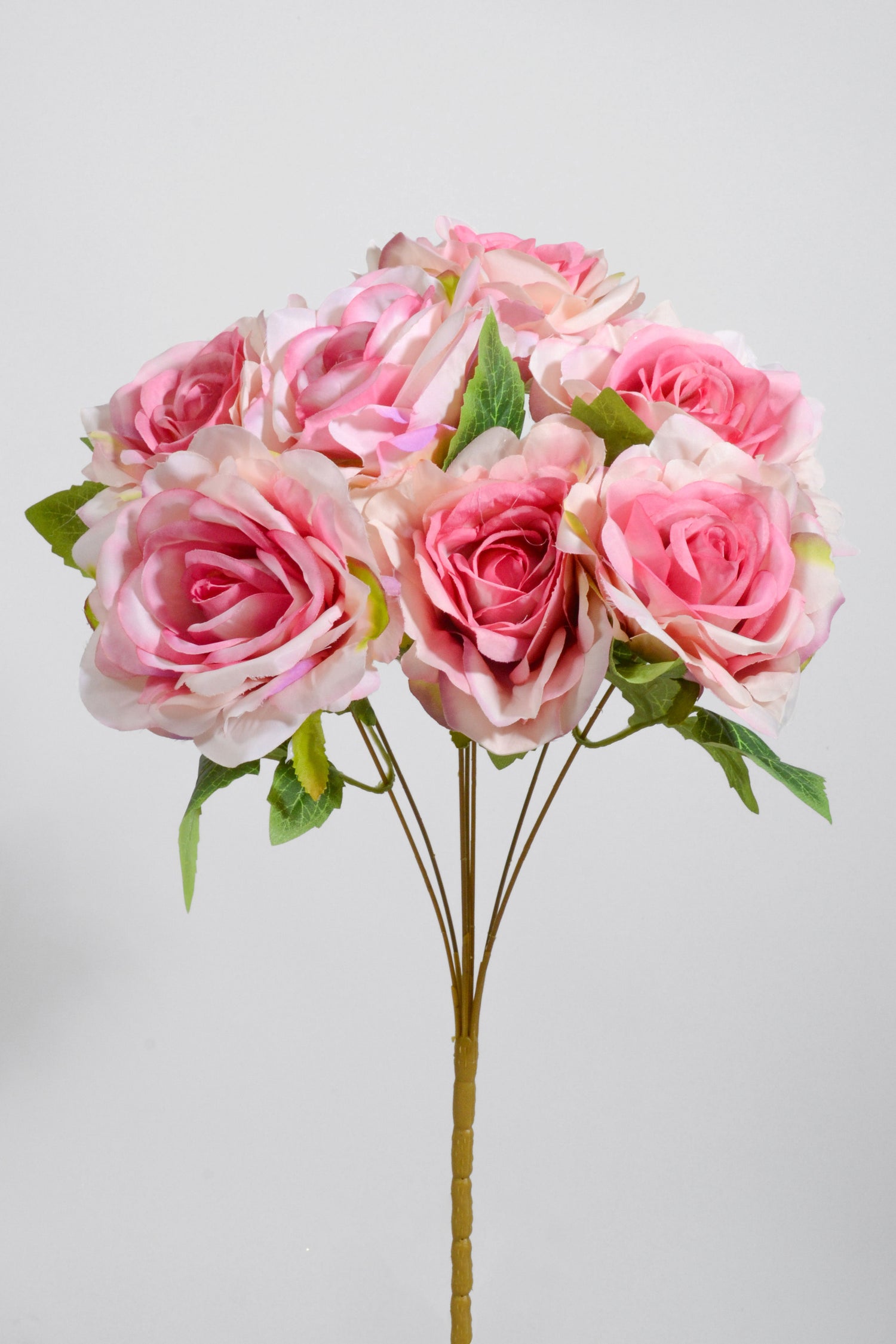 17.5" Silk Rose Bush Fuschia