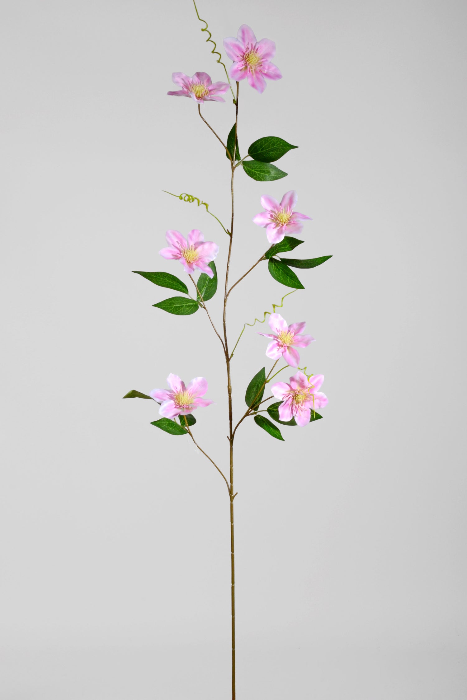 38" Silk Clematis Spray Pink