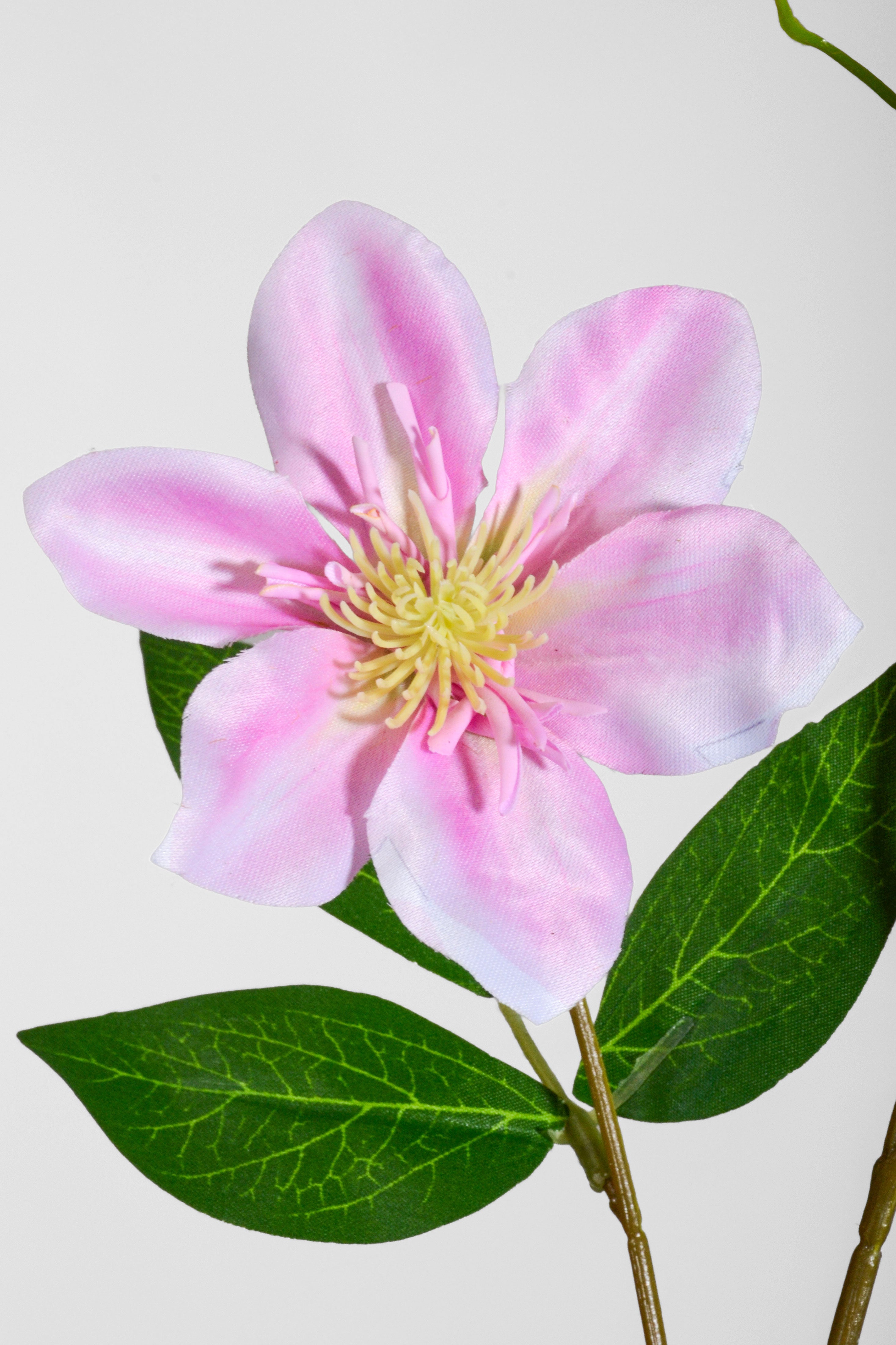 38" Silk Clematis Spray Pink