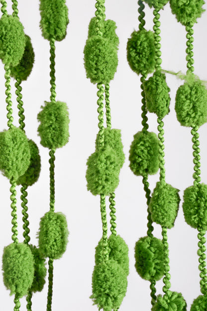 50" Bead Succulent Hanging Spray Green