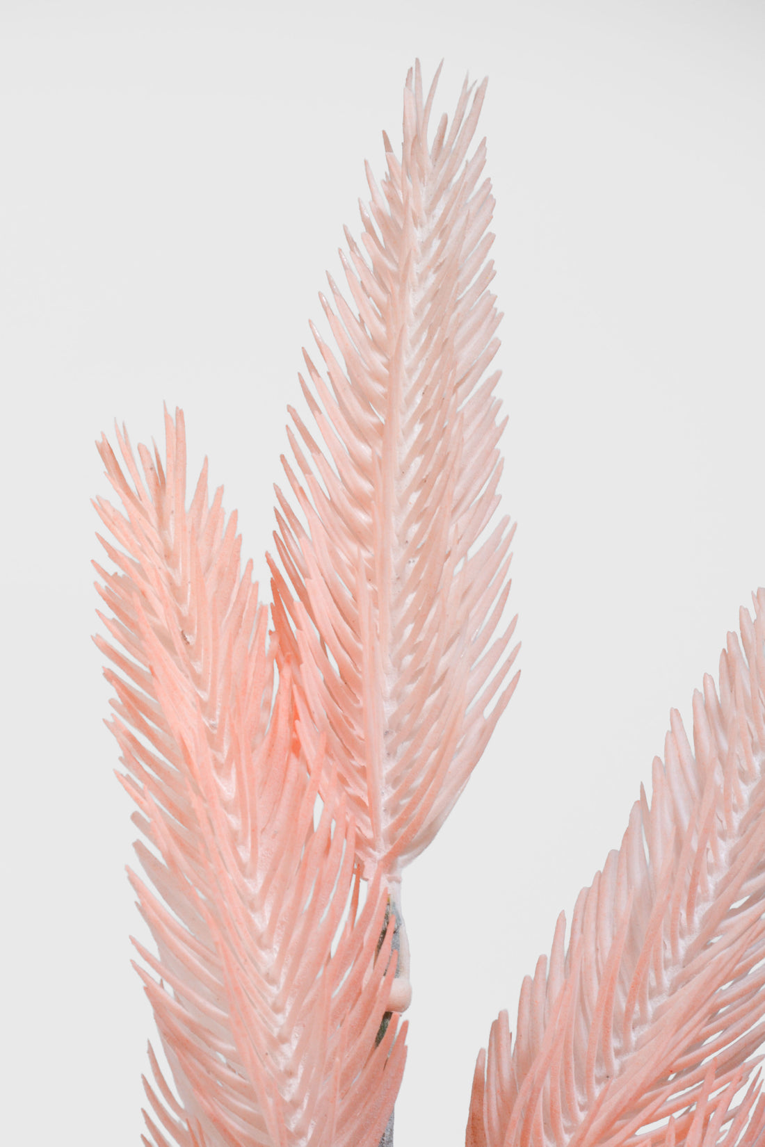 14" Artificial Foxtail Grass Bush Pink