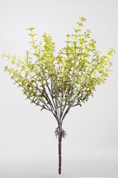15" Artificial Eucalyptus Bush Green