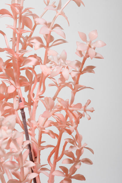 15" Artificial Eucalyptus Bush Pink
