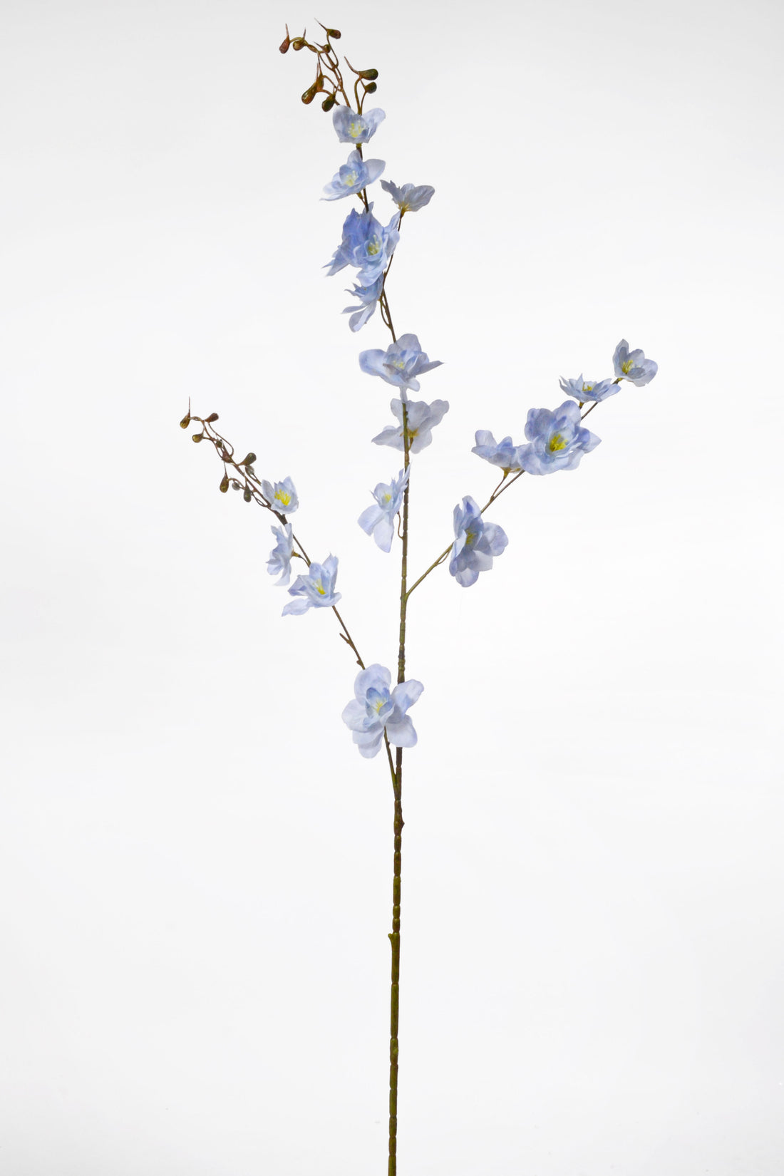 38" Silk Clematis Spray Light Blue