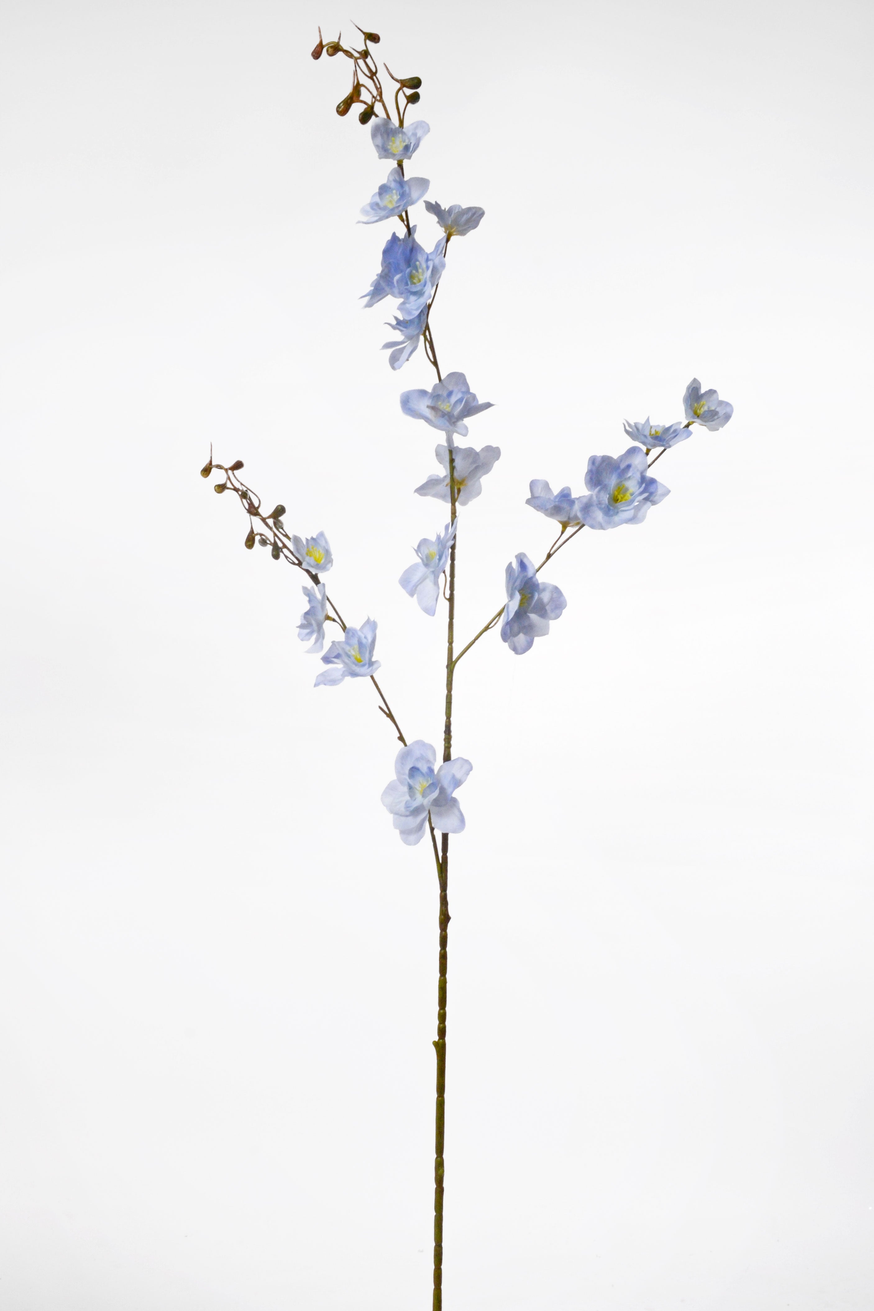 38" Silk Clematis Spray Light Blue