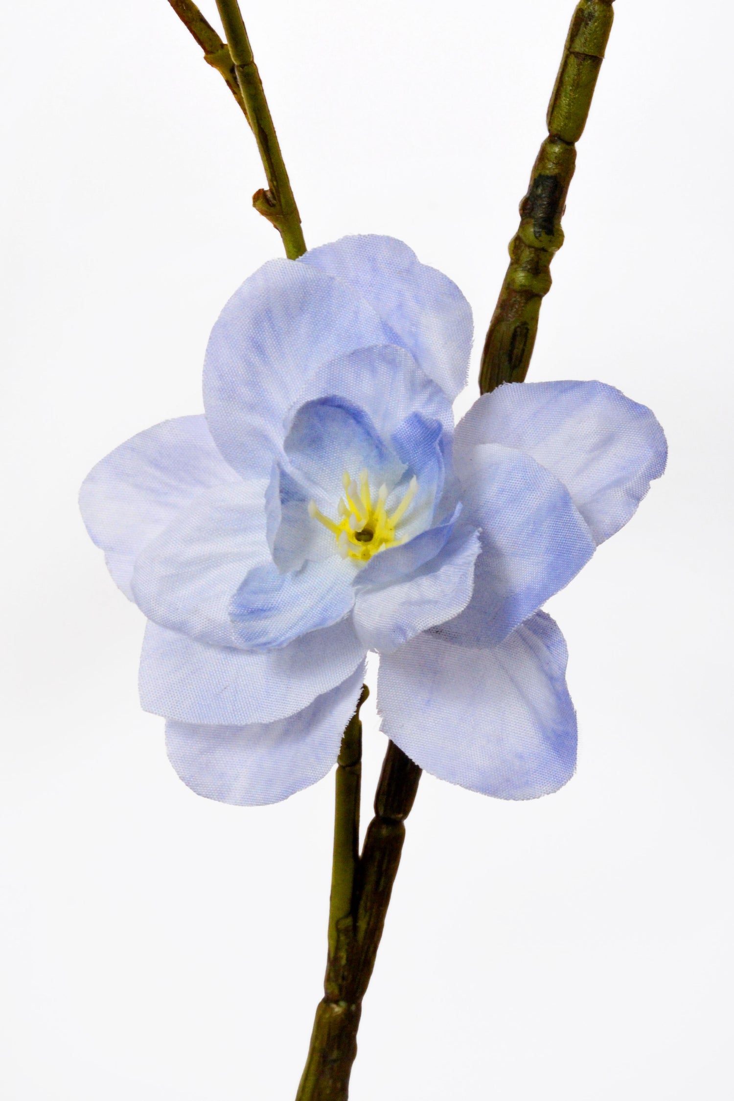 38" Silk Clematis Spray Light Blue