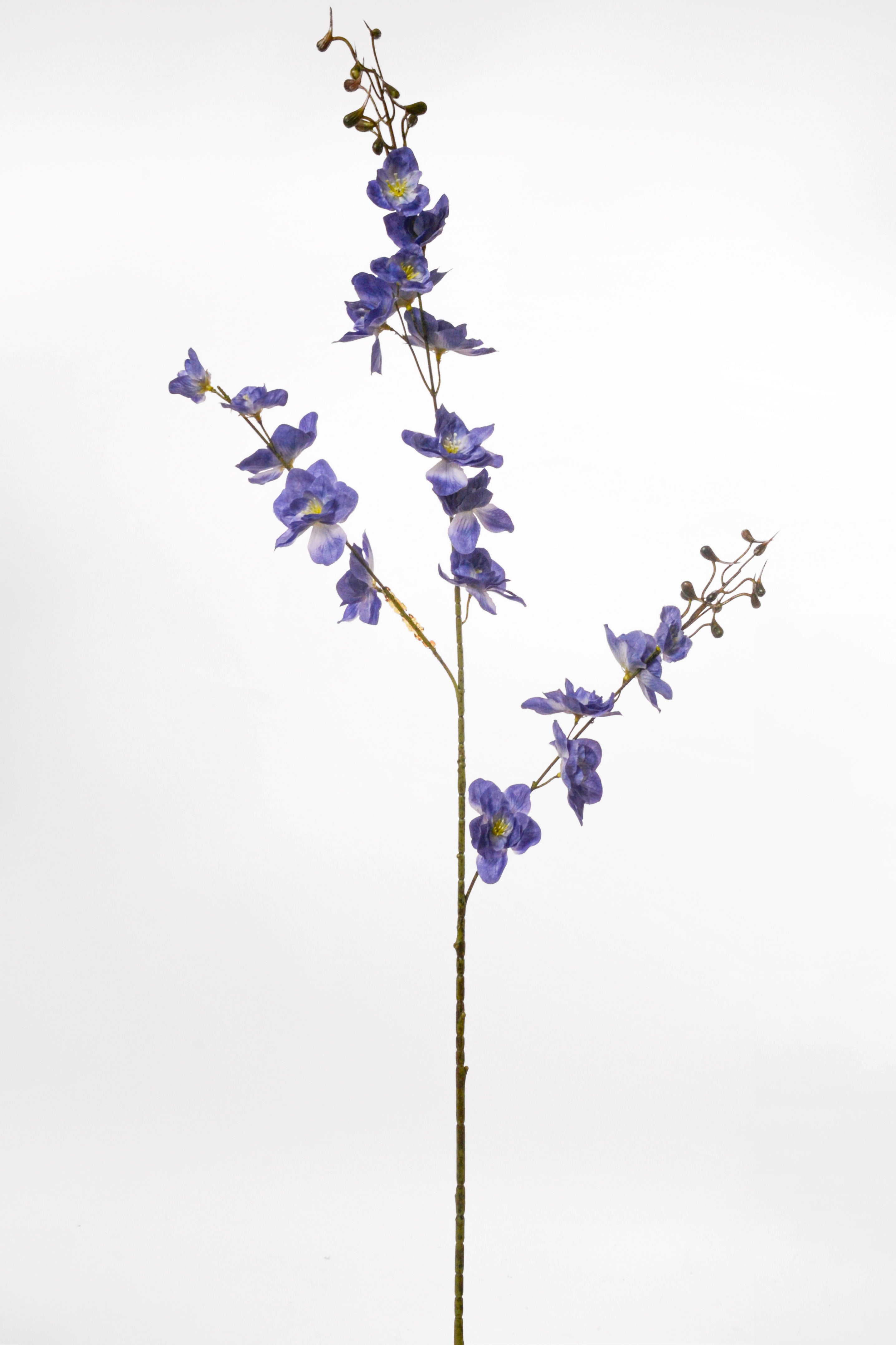 38" Silk Clematis Spray Purple