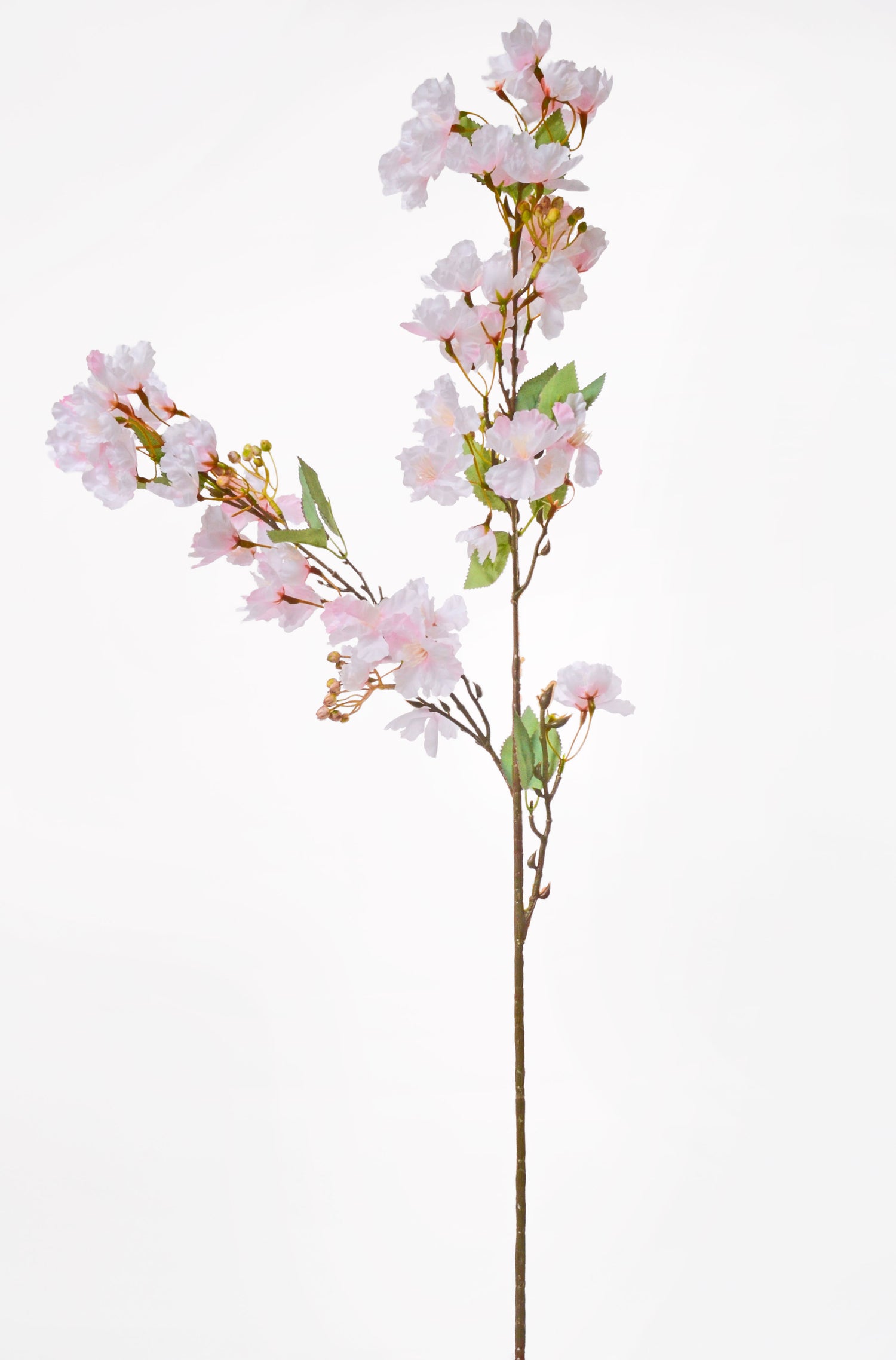35" Silk Cherry Blossom Spray Light Pink