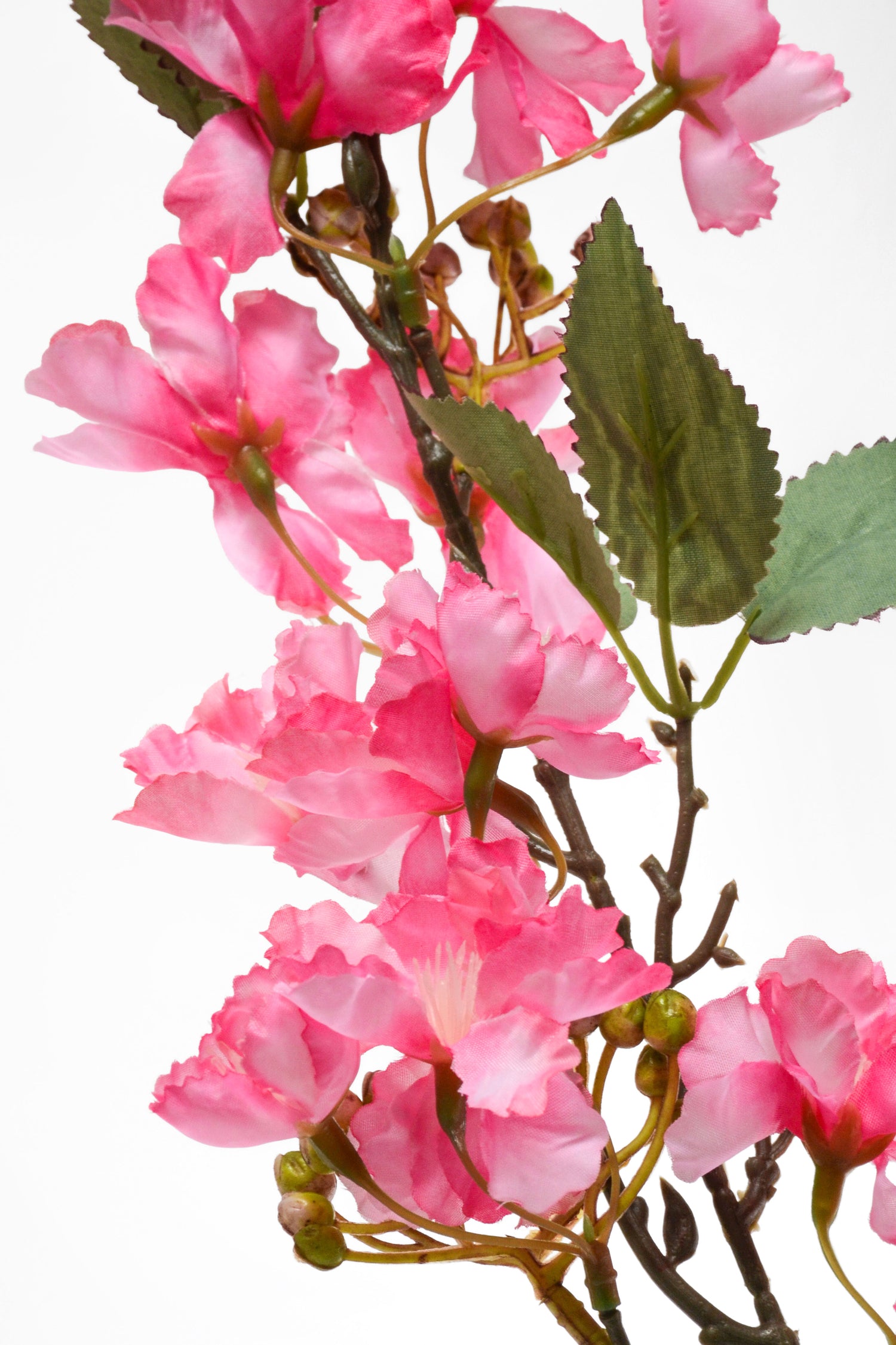 35" Silk Cherry Blossom Spray Fuchsia