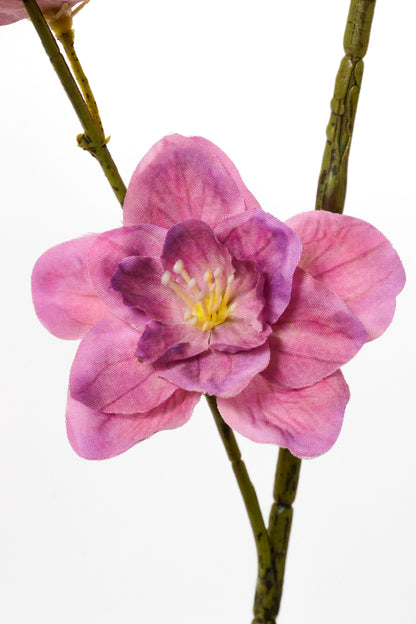 38" Silk Clematis Spray Violet