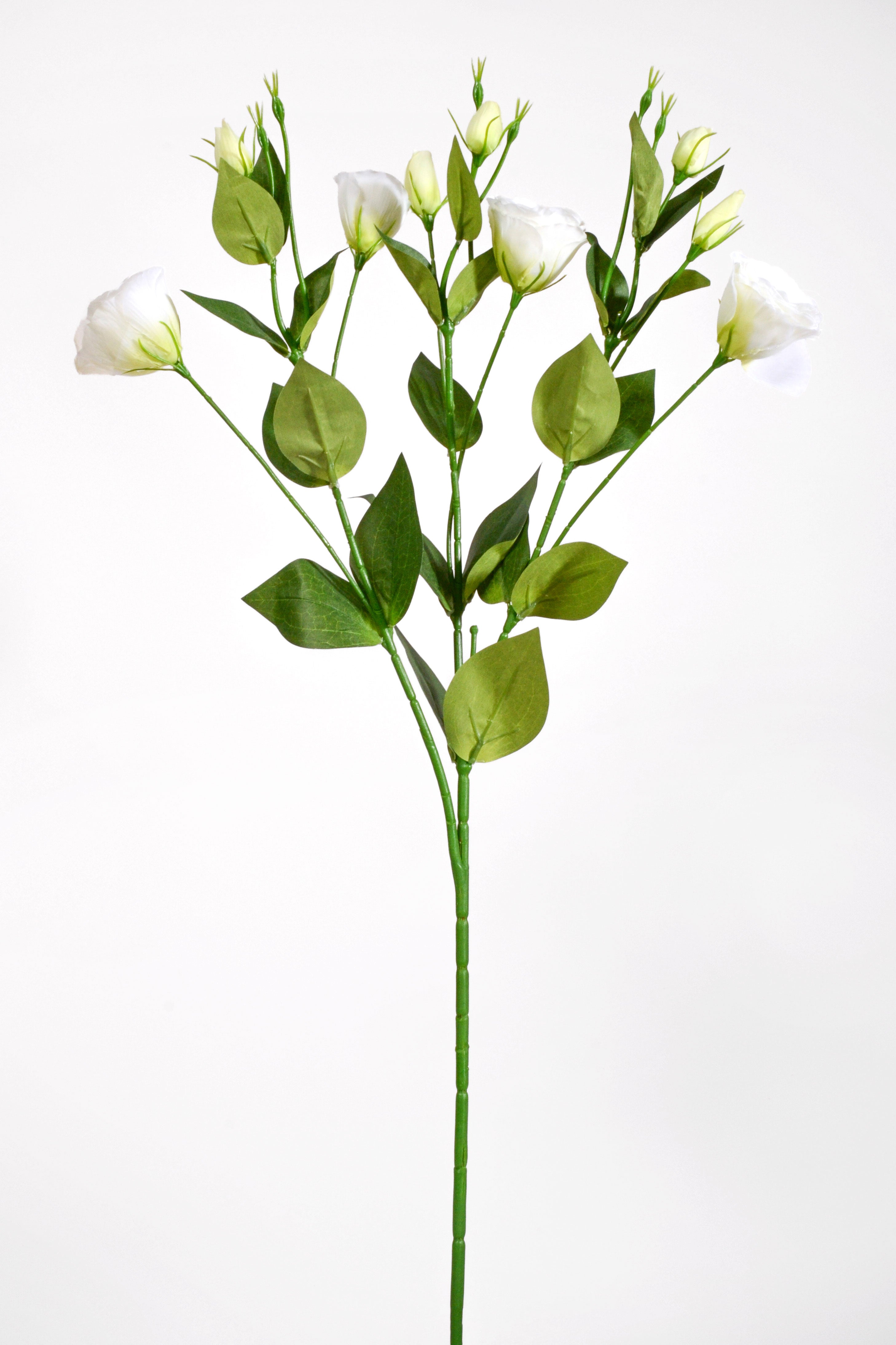 30" Silk Lisianthus Spray White