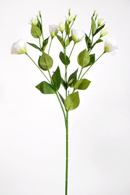 30" Silk Lisianthus Spray White