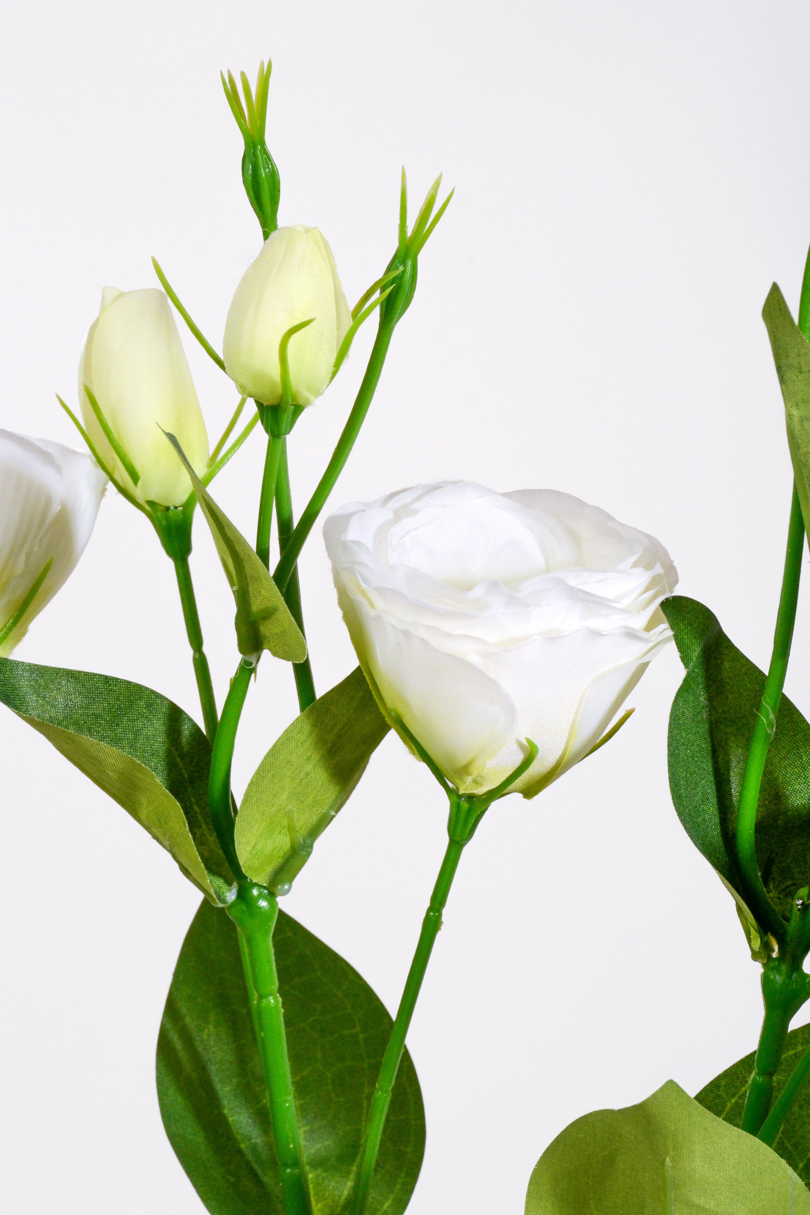 30" Silk Lisianthus Spray White
