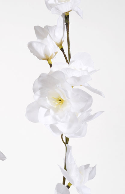 38" Silk Clematis Spray White