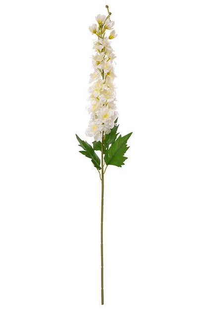 35&quot; Silk Delphinium Spray White