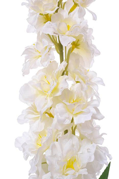 35&quot; Silk Delphinium Spray White