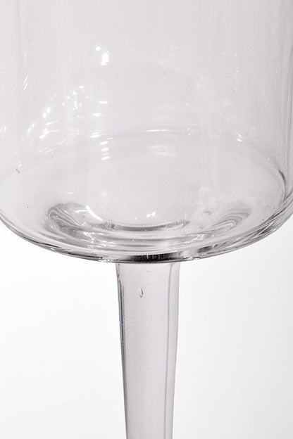 4.5" X 15.75" Glass Vase Clear