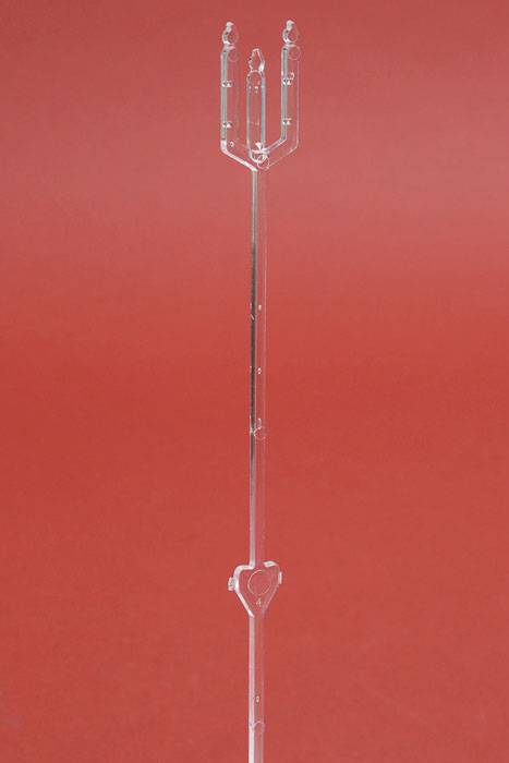 12&quot; E-z Read Candelite Cardette Clear Pkg/100