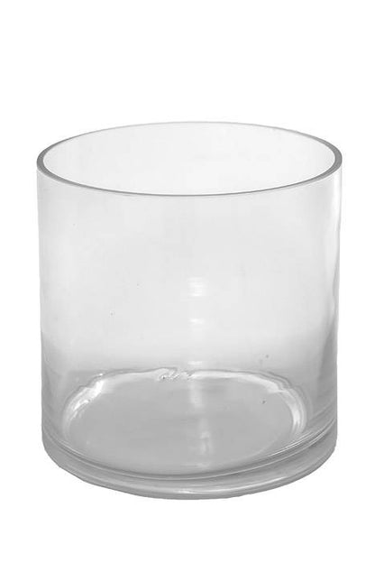 6" X 6" Cylinder Glass Vase Clear
