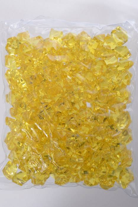 Large Acrylic Cube Yellow Pkg/1lb
