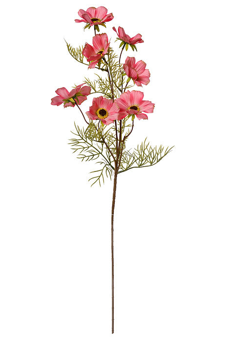 28" Silk Cosmos Spray Pink