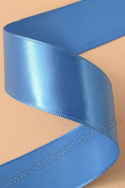 1.5" X 10yds Wired Satin Ribbon Royal Blue