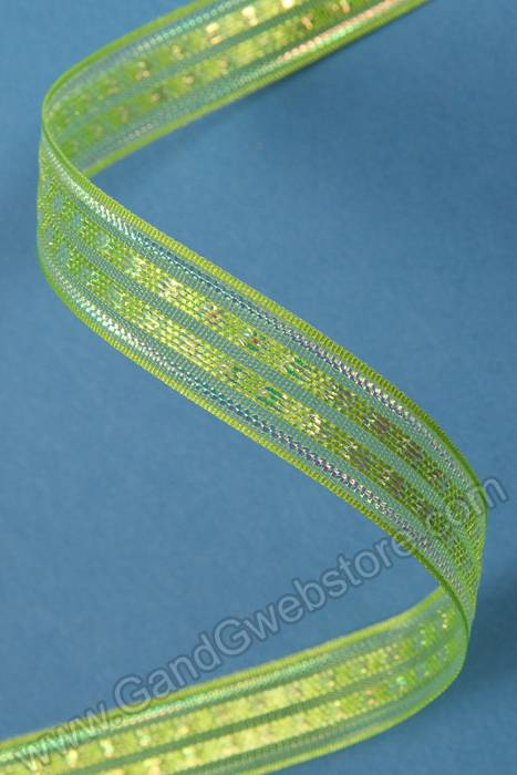 3/8" X 25yds Promenade Ribbon Kiwi Lime